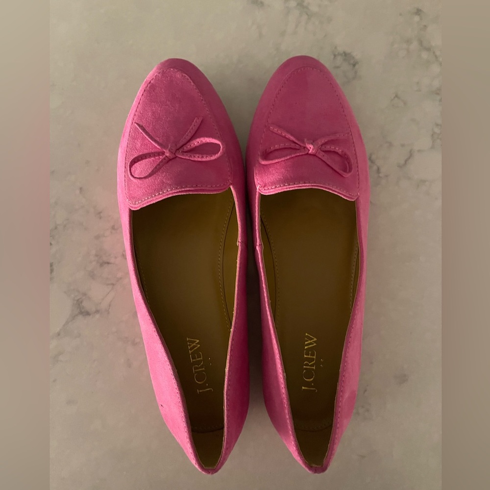 Jcrew Loafers with bow - Pink